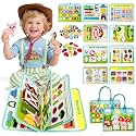 Aurasys Farm Busy Book Montessori Travel Toy for Toddlers