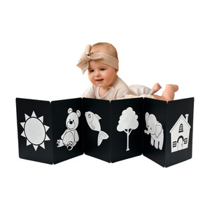 busy bubb new born flash cards  12 objects for visual stimulation  self standing cards