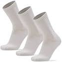 Busy Socks 3 Pack Merino Wool Blend Crew Hiking Running Thick Cushion Socks