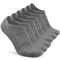 Busy Socks No Show Thin Merino Wool Blend Running Socks with Non-Slip Grips