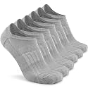 Busy Socks No Show Thin Merino Wool Blend Running Socks with Non-Slip Grips