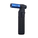 Butane Torch Lighter, Big Jet Flame Refillable Portable Torch, Adjustable Mini Blow Torch for Camping, Grilling, Baking, Soldering, Cooking, Welding, BBQ (Blue)