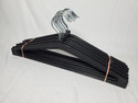 BUTIYANZ Set of 12 Unbreakable Heavy Quality Black Plastic Hangers for Wardrobe Plastic Pack of 12 Hangers