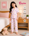 BUTRUKIDS Kids Nightwear Girls Printed Cotton