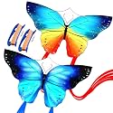 Butterfly Kite for Kids & Adults, Large Single Line Beach Kite Easy to Fly