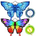 Butterfly Kite for Kids & Adults, Large Single Line Beach Kite Easy to Fly