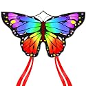 Butterfly Kite for Kids & Adults, Large Single Line Beach Kite Easy to Fly