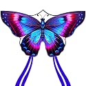 Butterfly Kite for Kids & Adults, Large Single Line Beach Kite Easy to Fly