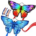 Butterfly Kite for Kids & Adults, Large Single Line Beach Kite Easy to Fly
