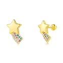Butterfly Ladybug Unicorn Sloth Flamingo Dog Cat Turtle Angel Koala Daisy Panda Stud Earrings for Girls Women - Sterling Silver Hypoallergenic Animal Earrings with Secure Screw Backs