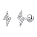 Butterfly Ladybug Unicorn Sloth Flamingo Dog Cat Turtle Angel Koala Daisy Panda Stud Earrings for Girls Women - Sterling Silver Hypoallergenic Animal Earrings with Secure Screw Backs
