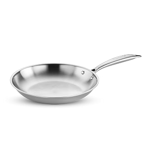 butterfly tez triply frysaute pan  24 cm  15 litre  even heat distribution amp faster cooking  stay cool handle  for curry deep frysauteroast  10 year warranty  silver