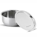 Butterfly Tez Triply Tope with Lid - 2.8 Litre| 20 CM | Induction &amp; Gas Stove Compatible | for Fast &amp; Healthy Cooking | for Curry, Rice/Biryani | Boiling Tope for Kitchen | 10 Year Warranty | Silver
