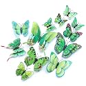 OPSEAM 3D Butterfly Wall Decor Butterfly Decorations Stickers with Magnets