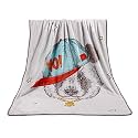 Butterthief Multipurpose Cartoon Print Light Weight Blanket | Soft Cozy Plush All Seasons Blankets for 0-5 Years | Wrapper Cum Blanket for Baby Boys, Girls,New Born Kids Toddler (Yo)