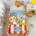 Butterthief Multipurpose Cartoon Print Light Weight Blanket | Soft Cozy Plush All Seasons Blankets for 0-5 Years | Wrapper Cum Blanket for Baby Boys, Girls,New Born Kids Toddler (Grey Penguin)