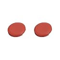 Button Caps,2PCS 26mm Leverless Controller Keycaps Replacement Button Caps for Mechanical PushButtons,Large Size Arcade Button Accessories (Red)