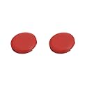 Button Caps,2PCS 26mm Leverless Controller Keycaps Replacement Button Caps for Mechanical PushButtons,Large Size Arcade Button Accessories (Crimson)