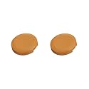 Button Caps,2PCS 26mm Leverless Controller Keycaps Replacement Button Caps for Mechanical PushButtons,Large Size Arcade Button Accessories (Yellow)