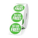 Buy One, Get One Stickers 1000 Pcs Sale Retail Price Stickers 1.5 in Vinyl