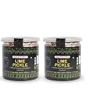 Buy One Get One ZAAIKA Lemon Pickle Khatta Meetha | Oil Free Indian Authantic and Traditional Home Made Nimbu Achaar Sweet &amp; Spicy Pickle | Crushed Lemon Pickle | No Preservatives - 450 Gm