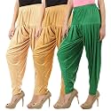 Buy That Trendz Combo Offer (Pack of 3) Cotton Viscose Lycra Dhoti Patiyala Salwar Harem Bottoms Pants for Womens (White, Maroon, Black)