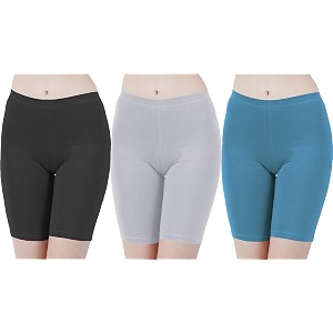 buy that trendz cotton lycra tight fit stretchable cycling shorts womensshorties for exerciseworkoutyogagymcycleactive wear running red dark skin royal blue combo pack of 3