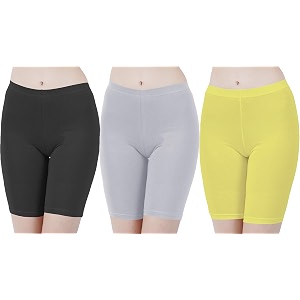 buy that trendz cotton lycra tight fit stretchable cycling shorts womensshorties for exerciseworkoutyogagymcycleactive wear running red dark skin royal blue combo pack of 3