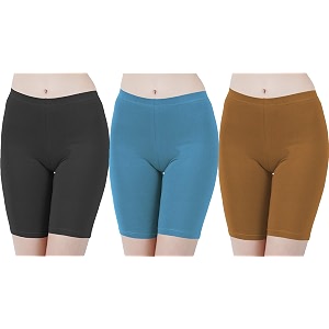 buy that trendz cotton lycra tight fit stretchable cycling shorts womensshorties for exerciseworkoutyogagymcycleactive wear running red dark skin royal blue combo pack of 3