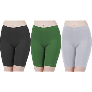 buy that trendz cotton lycra tight fit stretchable cycling shorts womensshorties for exerciseworkoutyogagymcycleactive wear running red dark skin royal blue combo pack of 3