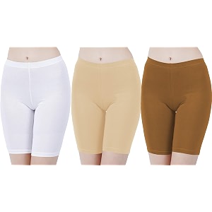 buy that trendz cotton lycra tight fit stretchable cycling shorts womensshorties for exerciseworkoutyogagymcycleactive wear running red dark skin royal blue combo pack of 3