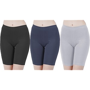 buy that trendz cotton lycra tight fit stretchable cycling shorts womensshorties for exerciseworkoutyogagymcycleactive wear running red dark skin royal blue combo pack of 3