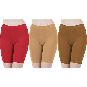 buy that trendz cotton lycra tight fit stretchable cycling shorts womens  shorties for active wearexerciseworkoutyogagymcyclerunning white navy turquoise combo pack of 3