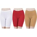 Buy That Trendz Cotton Lycra Tight Fit Stretchable Cycling Shorts Womens|Shorties for Exercise/Workout/Yoga/Gym/Cycle/Active wear Running Red Dark Skin Royal Blue Combo Pack of 3