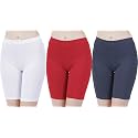 Buy That Trendz Cotton Lycra Tight Fit Stretchable Cycling Shorts Womens|Shorties for Exercise/Workout/Yoga/Gym/Cycle/Active wear Running Red Dark Skin Royal Blue Combo Pack of 3