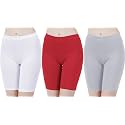 Buy That Trendz Cotton Lycra Tight Fit Stretchable Cycling Shorts Womens|Shorties for Exercise/Workout/Yoga/Gym/Cycle/Active wear Running Red Dark Skin Royal Blue Combo Pack of 3