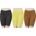 Buy That Trendz Cotton Lycra Tight Fit Stretchable Cycling Shorts Womens|Shorties for Exercise/Workout/Yoga/Gym/Cycle/Active wear Running Red Dark Skin Royal Blue Combo Pack of 3