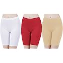 Buy That Trendz Cotton Lycra Tight Fit Stretchable Cycling Shorts Womens|Shorties for Exercise/Workout/Yoga/Gym/Cycle/Active wear Running Red Dark Skin Royal Blue Combo Pack of 3