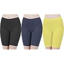 Buy That Trendz Cotton Lycra Tight Fit Stretchable Cycling Shorts Womens|Shorties for Exercise/Workout/Yoga/Gym/Cycle/Active wear Running Red Dark Skin Royal Blue Combo Pack of 3