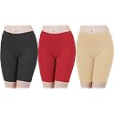 Buy That Trendz Cotton Lycra Tight Fit Stretchable Cycling Shorts Womens | Shorties for Active wear/Exercise/Workout/Yoga/Gym/Cycle/Running White Navy Turquoise Combo Pack of 3