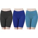 Buy That Trendz Cotton Lycra Tight Fit Stretchable Cycling Shorts Womens|Shorties for Exercise/Workout/Yoga/Gym/Cycle/Active wear Running Red Dark Skin Royal Blue Combo Pack of 3