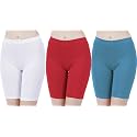 Buy That Trendz Cotton Lycra Tight Fit Stretchable Cycling Shorts Womens|Shorties for Exercise/Workout/Yoga/Gym/Cycle/Active wear Running Red Dark Skin Royal Blue Combo Pack of 3
