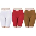 Buy That Trendz Cotton Lycra Tight Fit Stretchable Cycling Shorts Womens|Shorties for Exercise/Workout/Yoga/Gym/Cycle/Active wear Running Red Dark Skin Royal Blue Combo Pack of 3