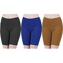 Buy That Trendz Cotton Lycra Tight Fit Stretchable Cycling Shorts Womens|Shorties for Exercise/Workout/Yoga/Gym/Cycle/Active wear Running Red Dark Skin Royal Blue Combo Pack of 3