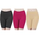 Buy That Trendz Cotton Lycra Tight Fit Stretchable Cycling Shorts Womens | Shorties for Active wear/Exercise/Workout/Yoga/Gym/Cycle/Running White Navy Turquoise Combo Pack of 3