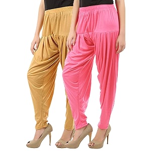 buy that trendz patiala salwar for womens patiala pants bottoms viscose dhoti pack of 2