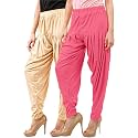 Buy That Trendz Patiala Salwar for Women Relaxed Fit Viscose Patiyala Salwar Harem Bottom Pants