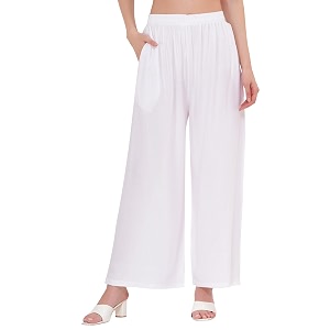 buy that trendz palazzo pants for women cotton rayon elasticated casual regular fit m to 6xl