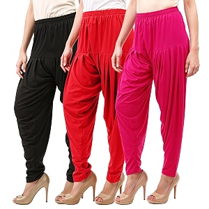 buy that trendz patiala salwar for women relaxed fit viscose patiyala salwar harem bottom pants
