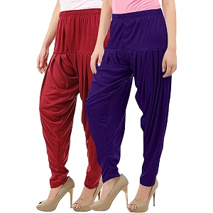buy that trendz patiala salwar for women relaxed fit viscose patiyala salwar harem bottom pants